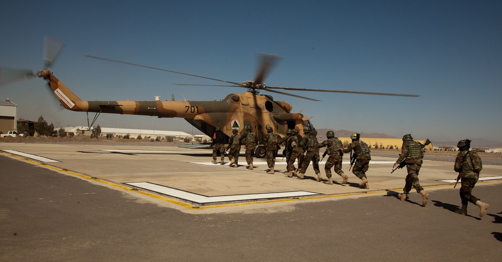 Commando training in Kandahar