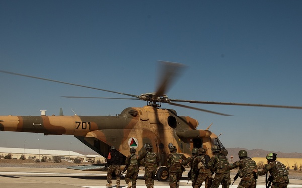 Commando training in Kandahar