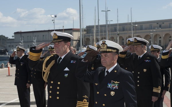 Commander MC Northwood visits Nisida