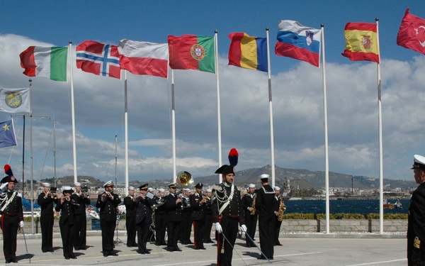 Commander MC Northwood visits Nisida