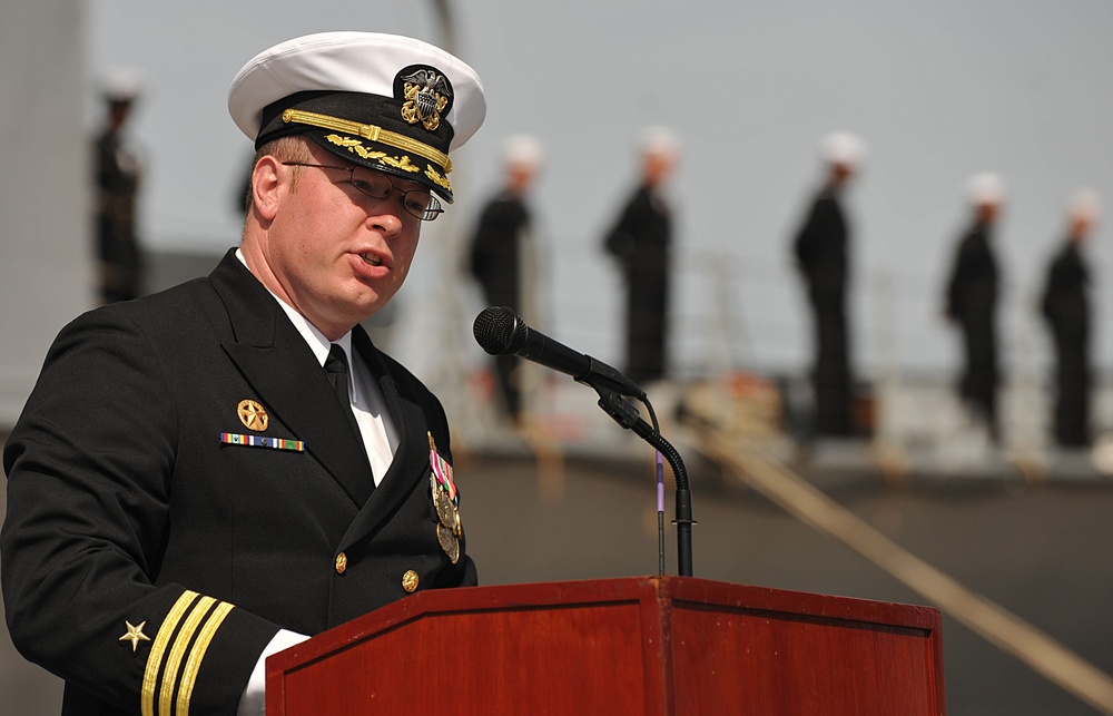 USS John L. Hall  decommissioning