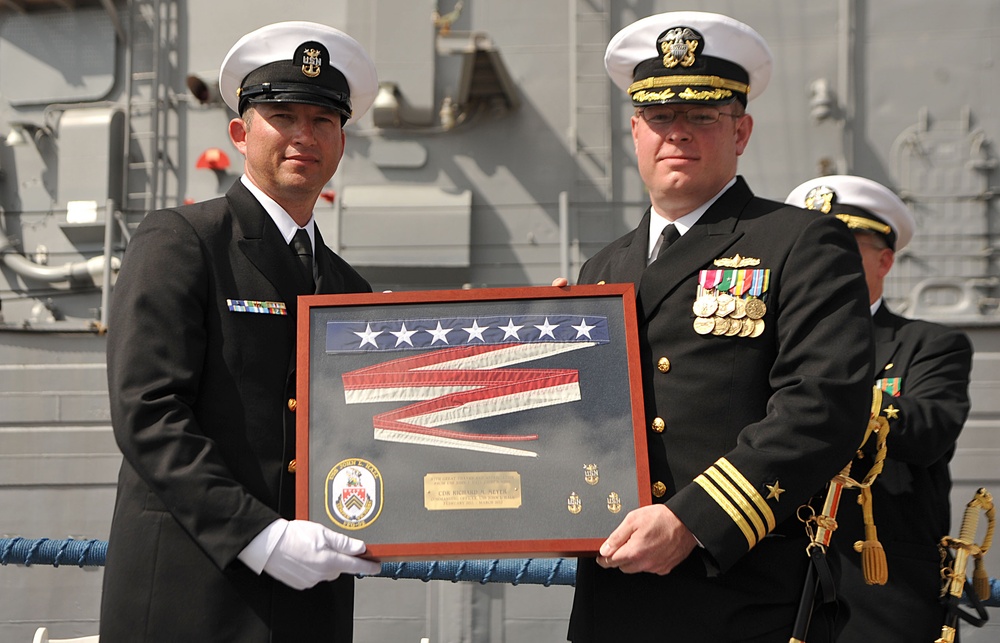 USS John L. Hall  decommissioning