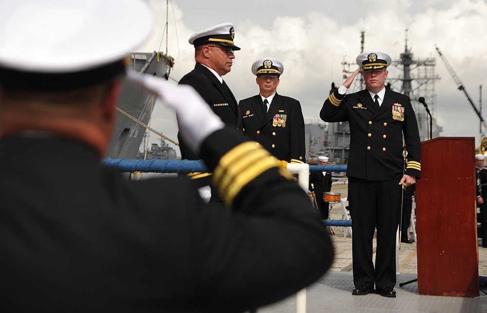 USS John L. Hall  decommissioning