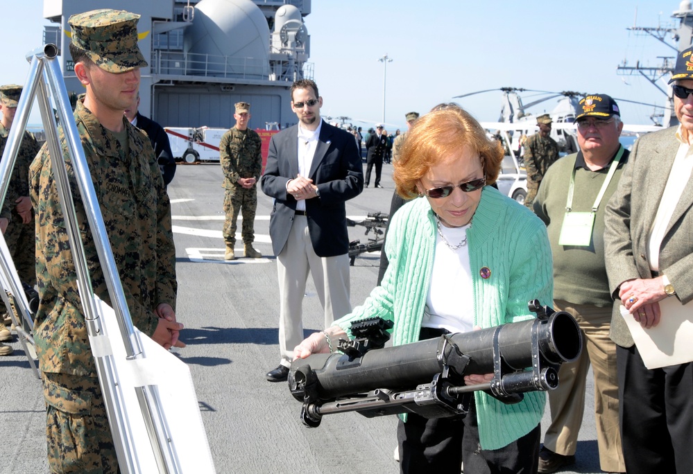 Carter visits Peleliu