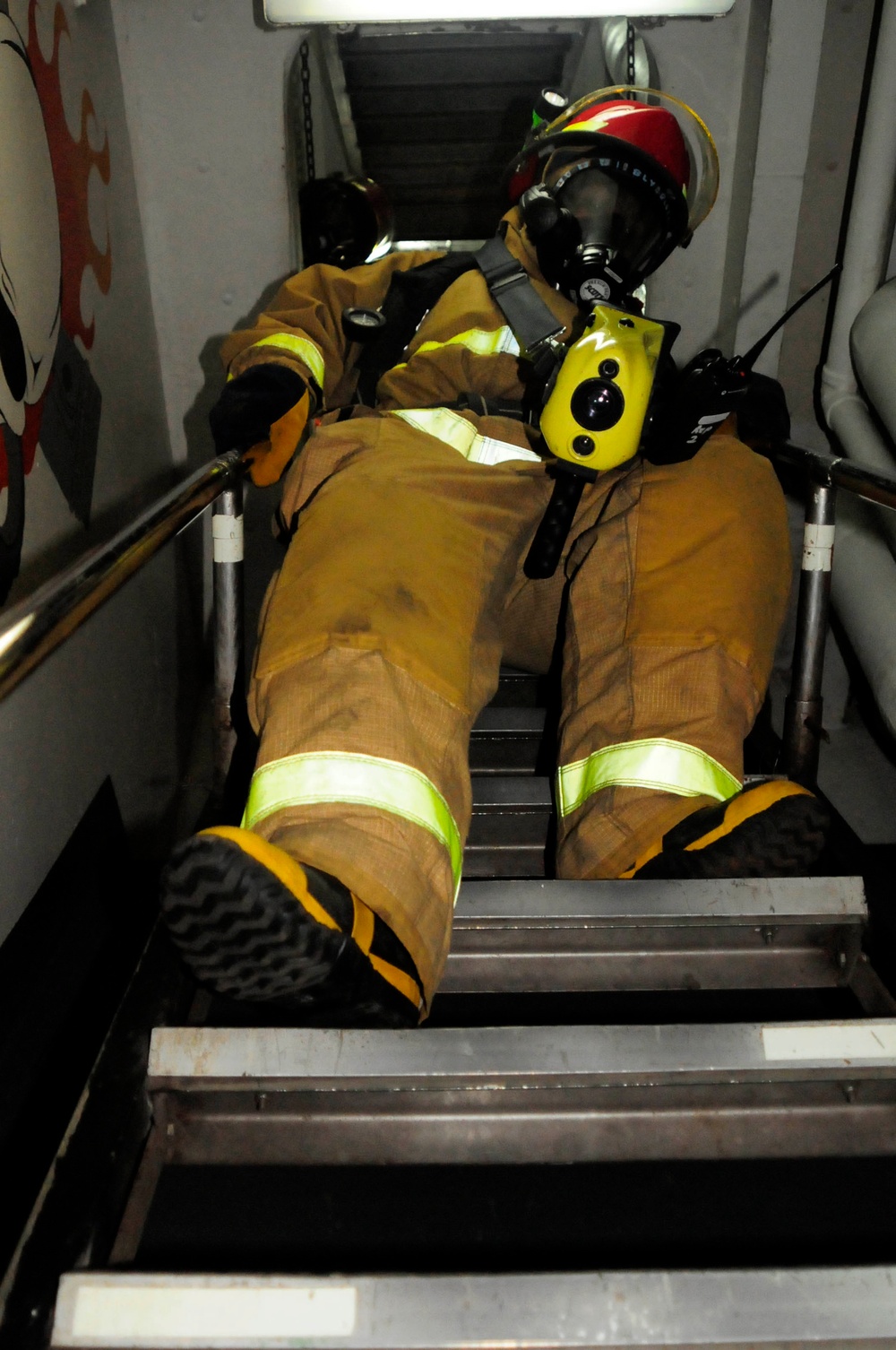 Training aboard USS Germantown