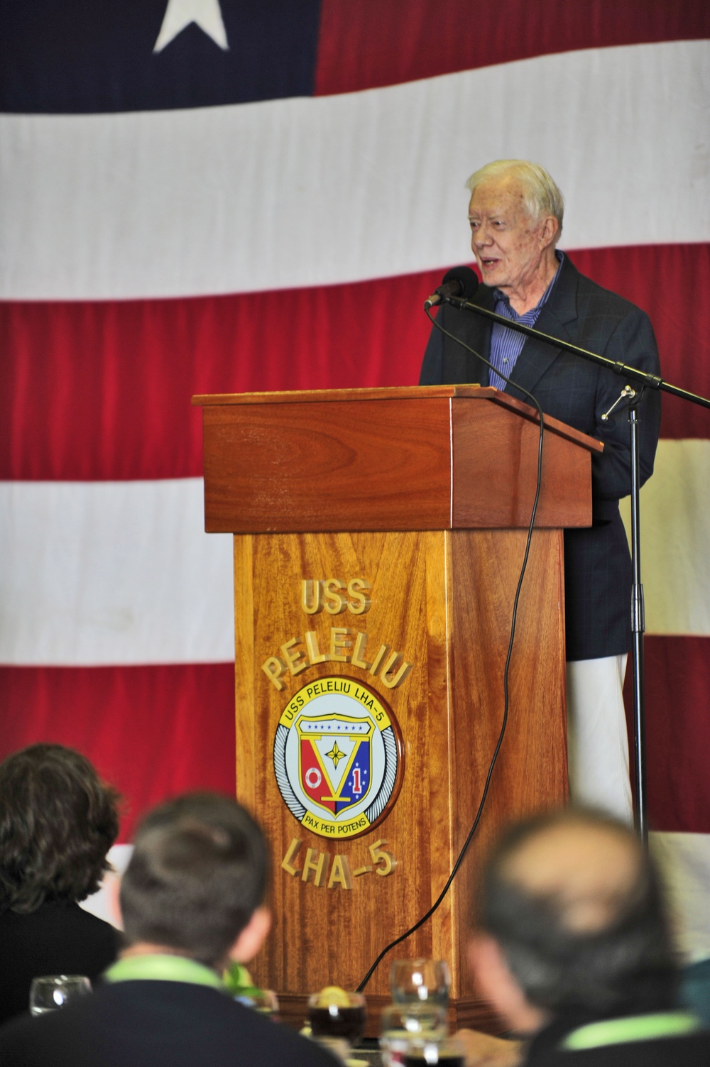 Carter visits Peleliu