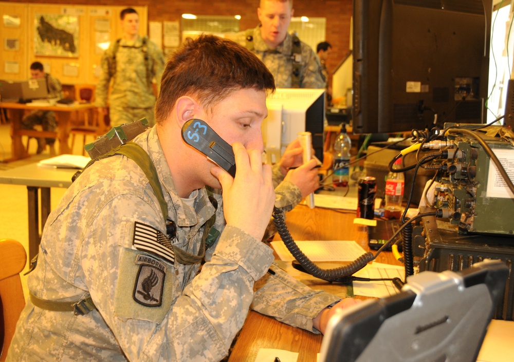 173rd Airborne Brigade Combat Team mission rehearsal exercise