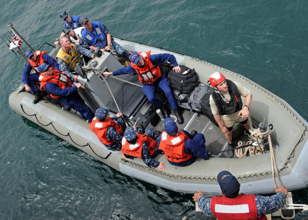 USS Simpson continues operations