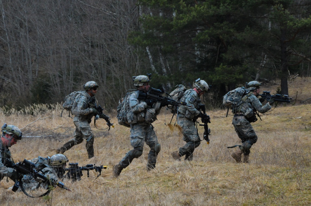 173rd Airborne Brigade Combat Team mission rehearsal exercise
