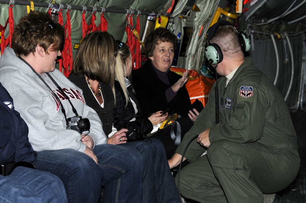 A family affair: 188th family members take to skies, range to observe mission