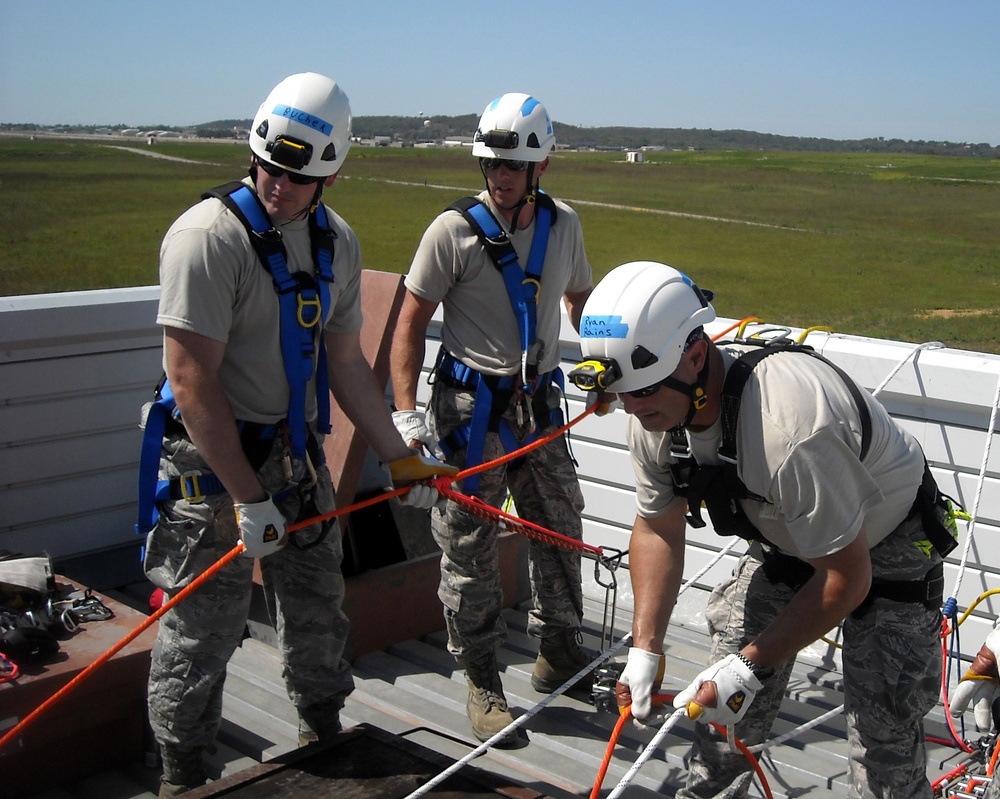 To the rescue: 188th hosts Urban Search and Rescue training