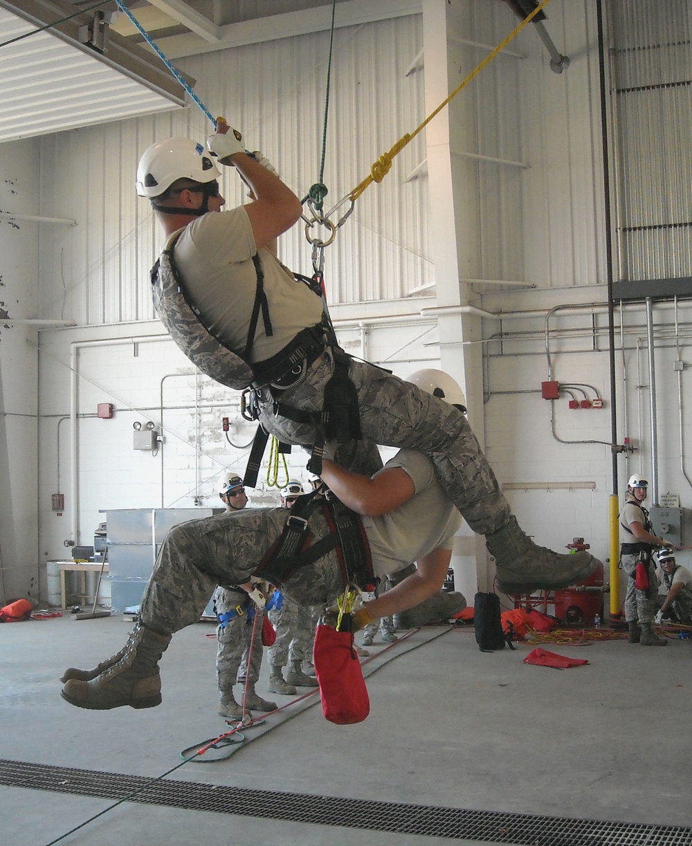 To the rescue: 188th hosts Urban Search and Rescue training