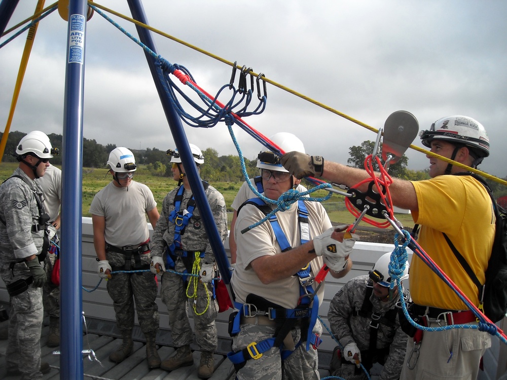 To the rescue: 188th hosts Urban Search and Rescue training