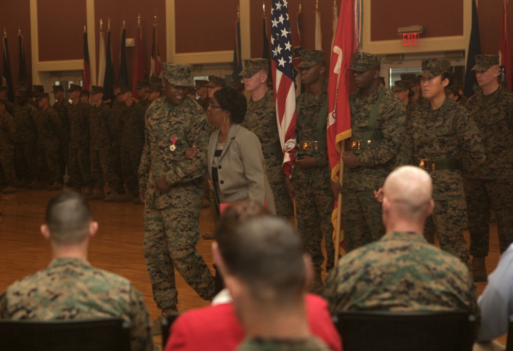 II MHG Sergeant major retiring after 30 years of service