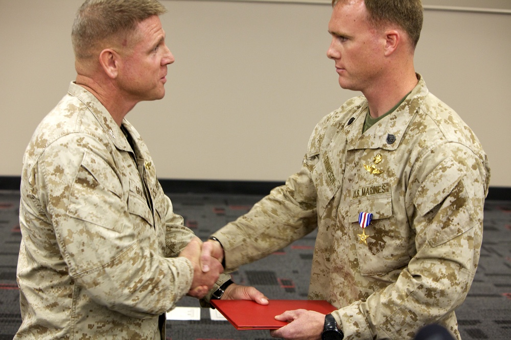 MarSOC Marine awarded Bronze Star