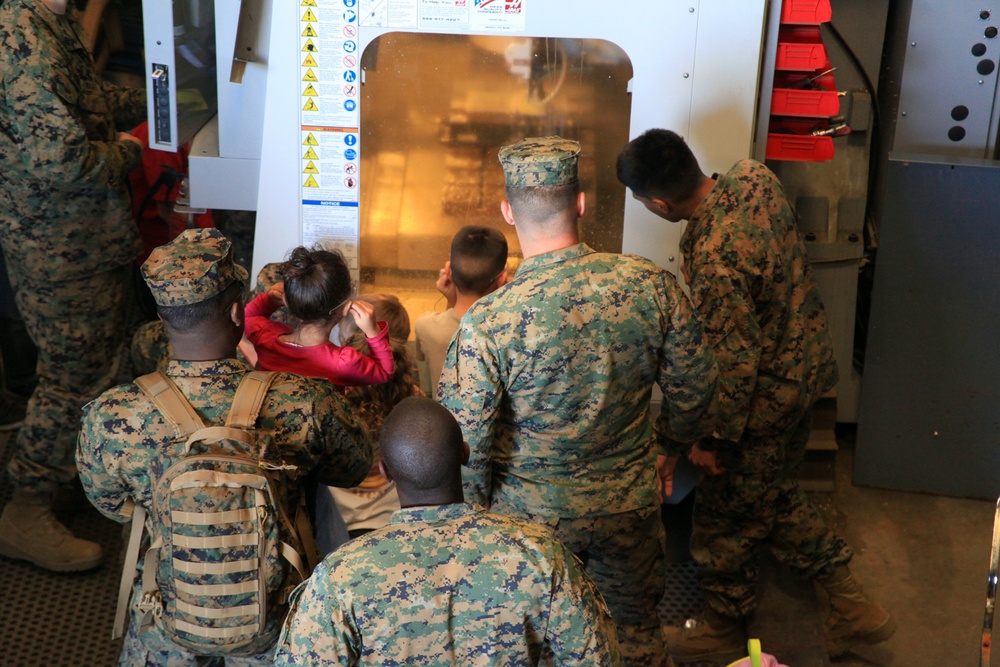 Marines get unique opportunity to bond with their children