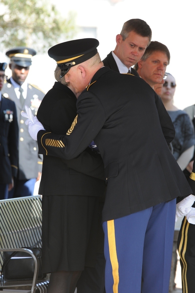 The first Sergeant Major of the Army William O. Wooldridge is laid to rest