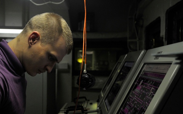 USS Carl Vinson sailors at work
