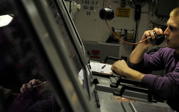 USS Carl Vinson sailors at work