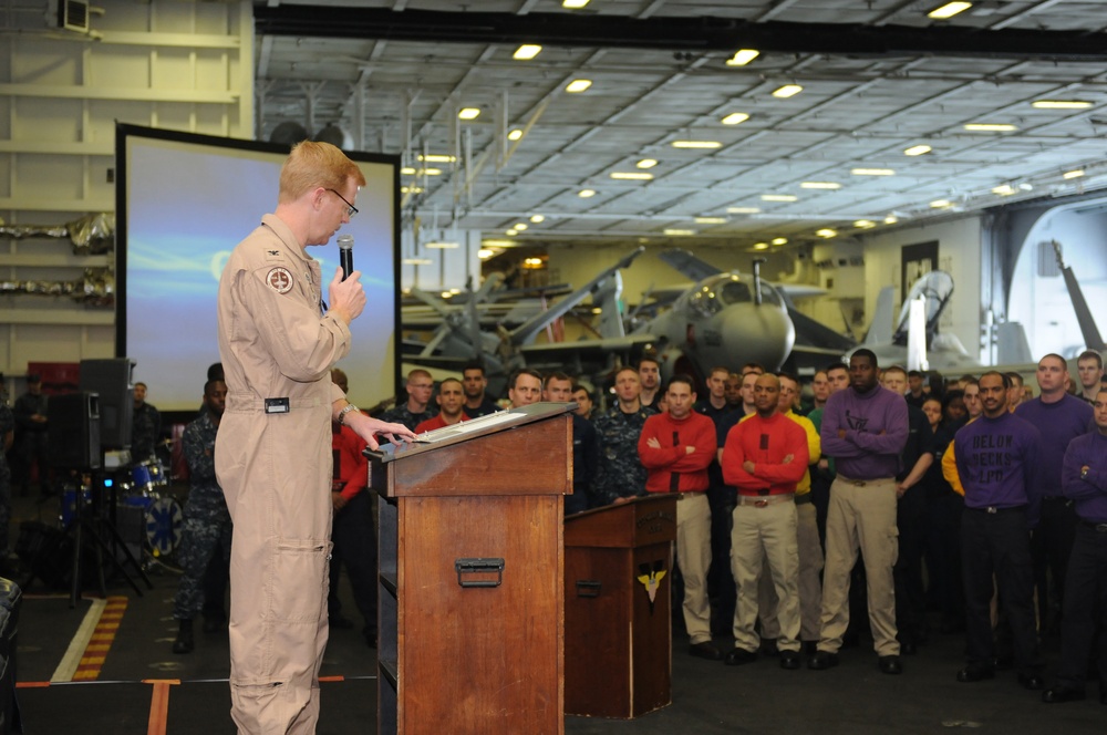 USS Carl Vinson action