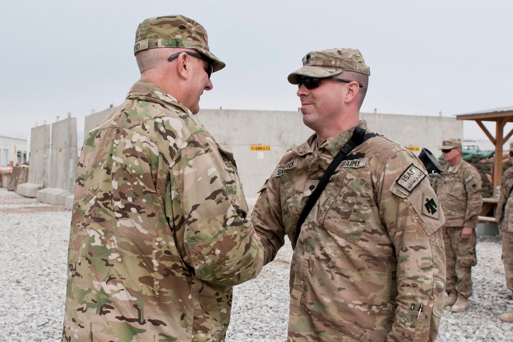 1st Battalion, 279 Infantry awards ceremony