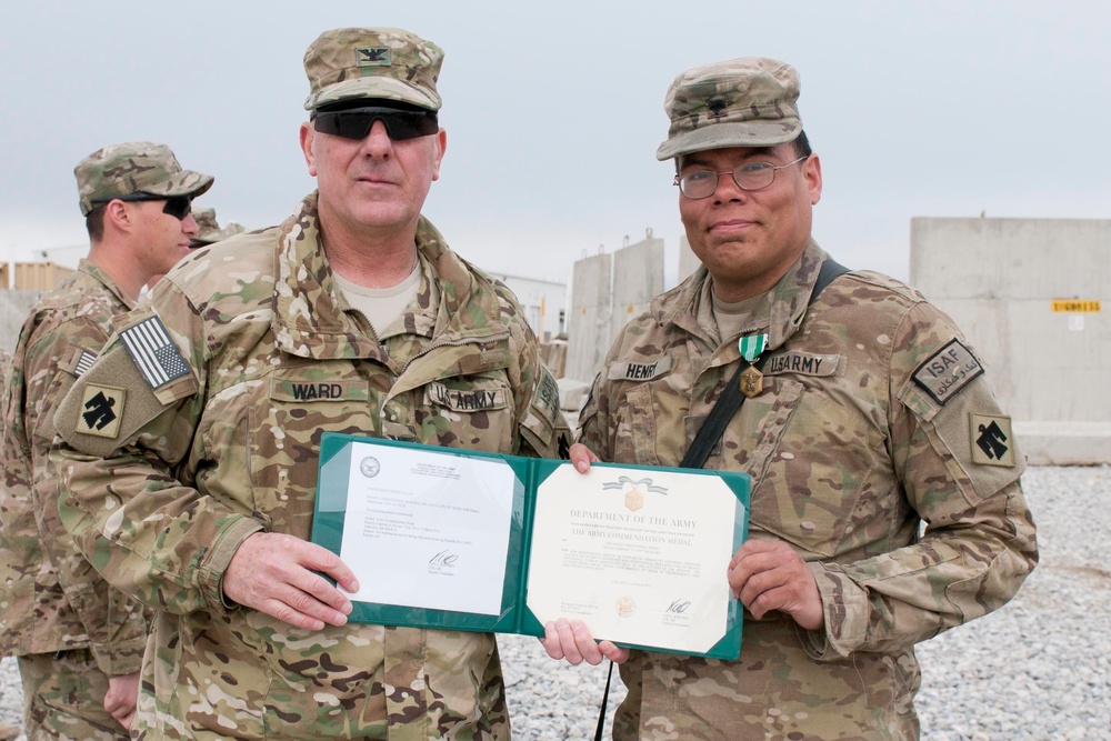 1st Battalion, 279 Infantry awards ceremony