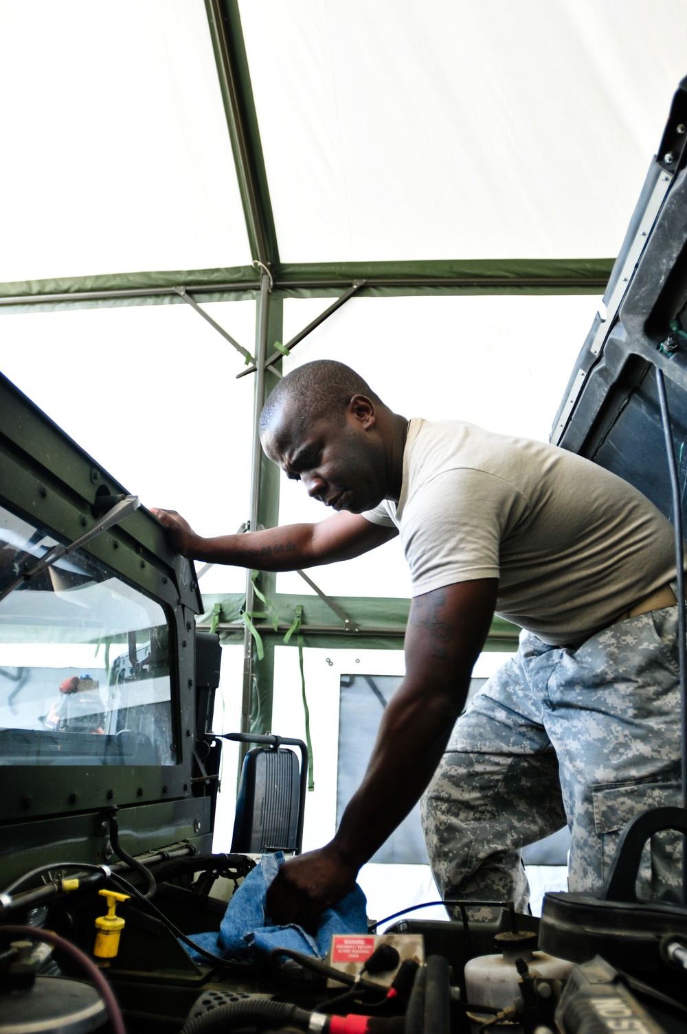 Mechanic at work