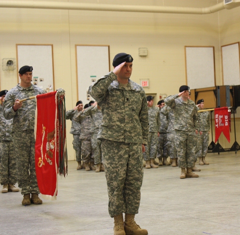 Change of Command in the Engineer Battalion