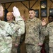 1-24th Infantry re-enlistment ceremony