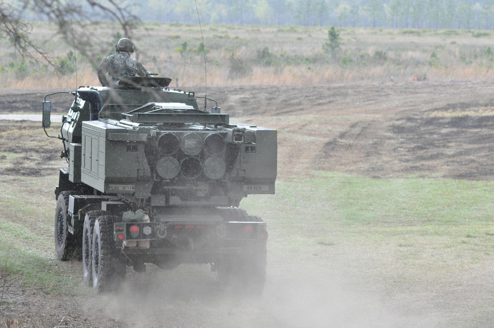 Florida guardsmen fire HIMARs for the first time at Camp Blanding