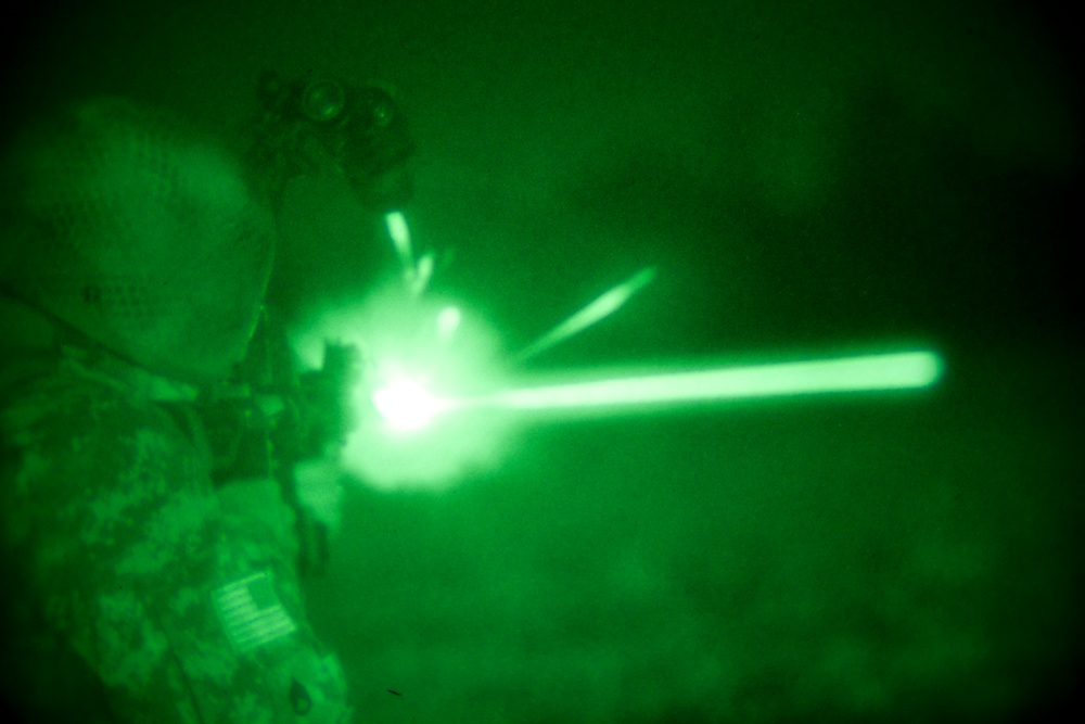 55th Combat Camera night fire