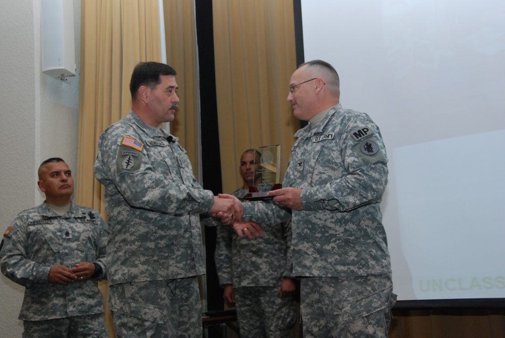 HQDA award for best protection program to Army South