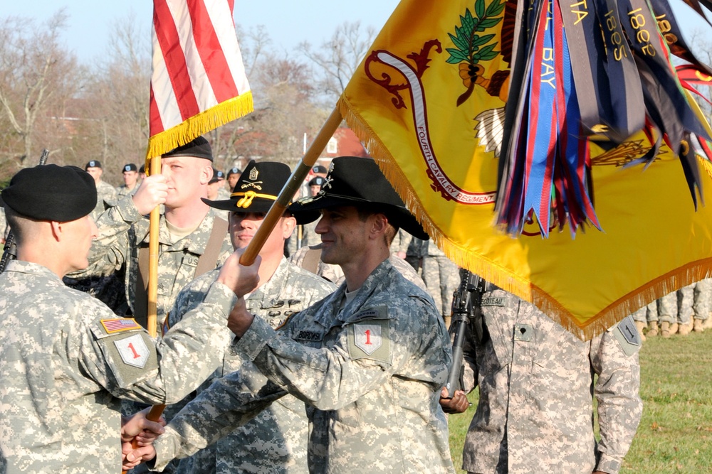 6th Squadron, 4th Cavalry Regiment changes command