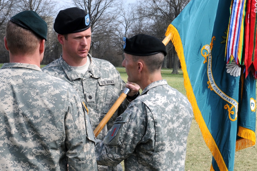 Special Troops Battalion changes command