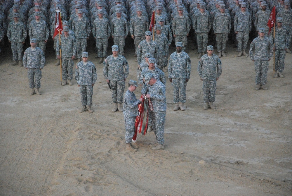 Engineer Battalion receives campaign streamer for Operation Iraqi Freedom contribution