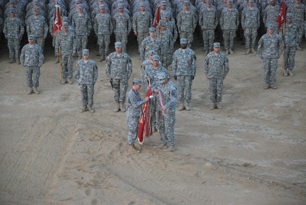 Engineer Battalion receives campaign streamer for Operation Iraqi Freedom contribution