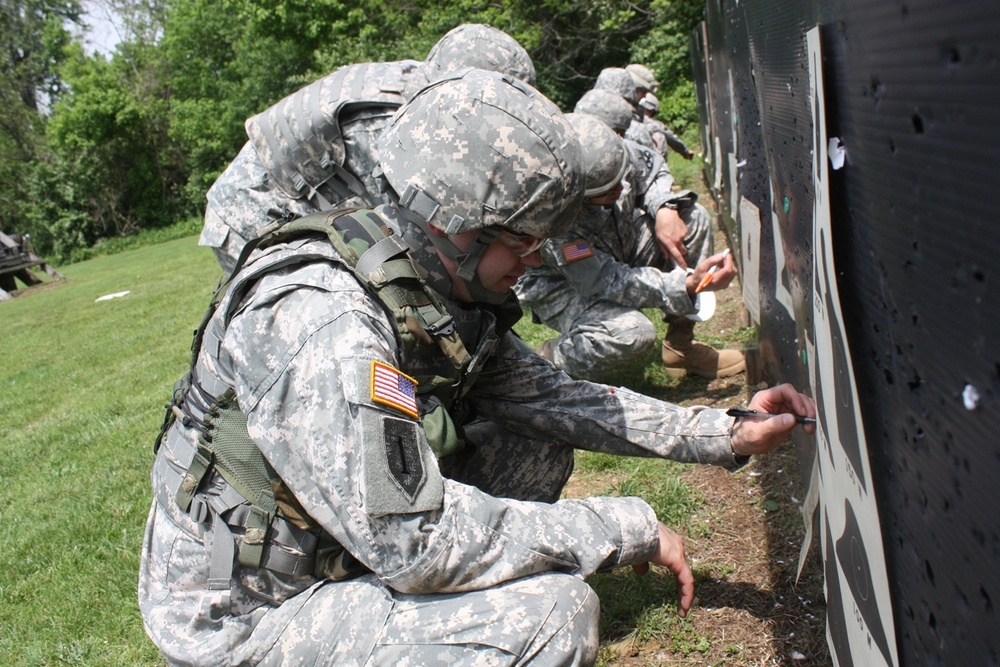 Range Fire at Camp Sherman Central and Southern Ohio National Guard Units conduct weapons qualification