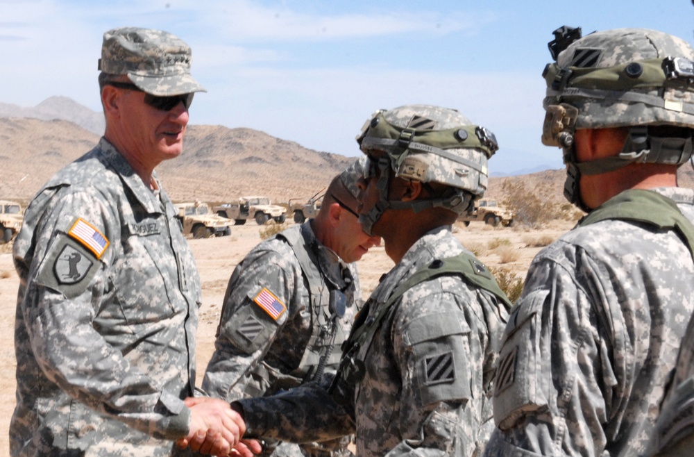 FORSCOM commanding general at National Training Center