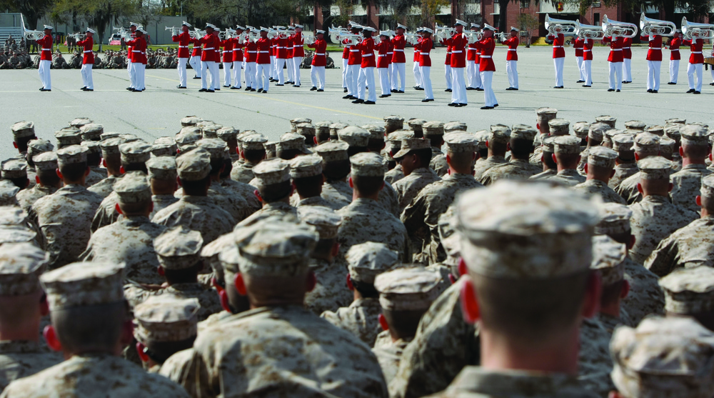 Depot welcomes Battle Color Detachment