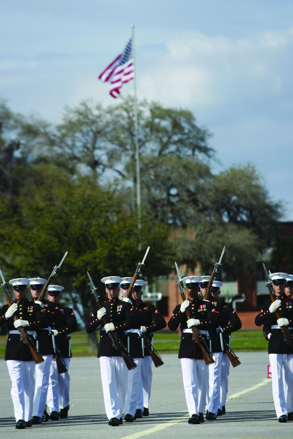 Depot welcomes Battle Color Detachment