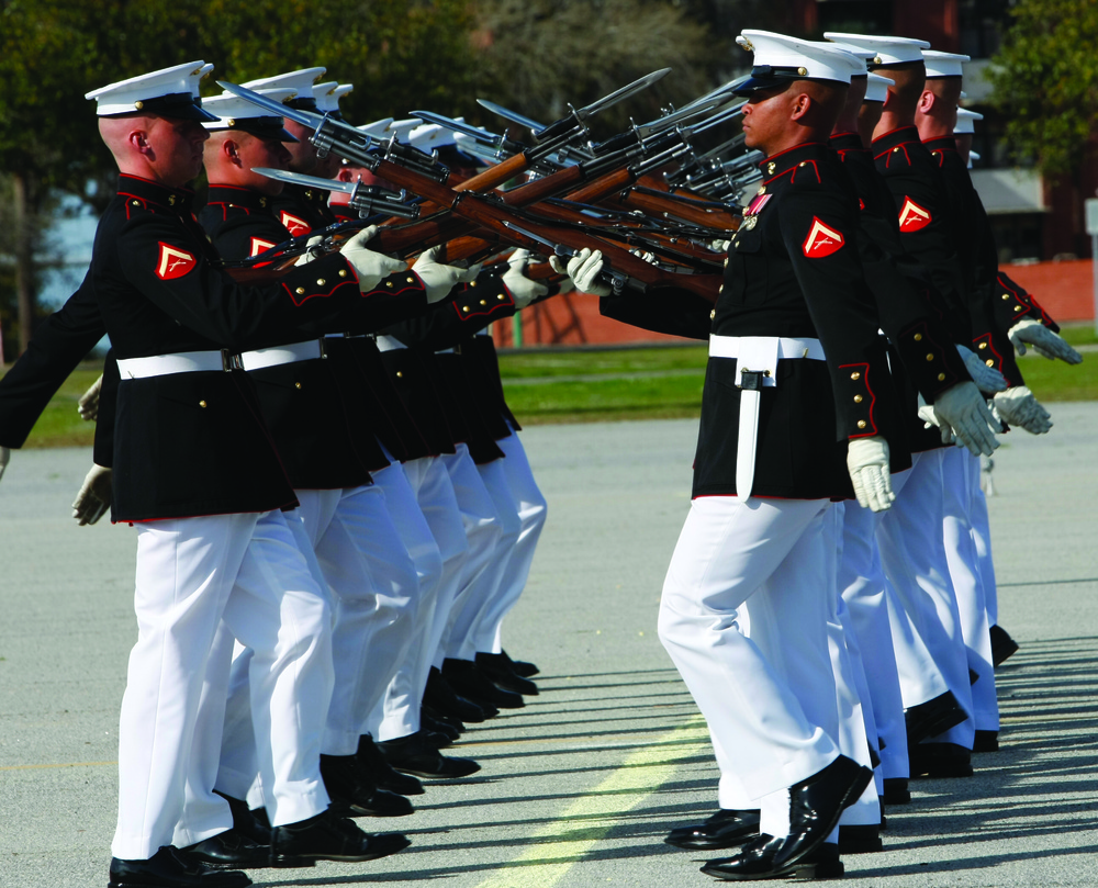 Depot welcomes Battle Color Detachment