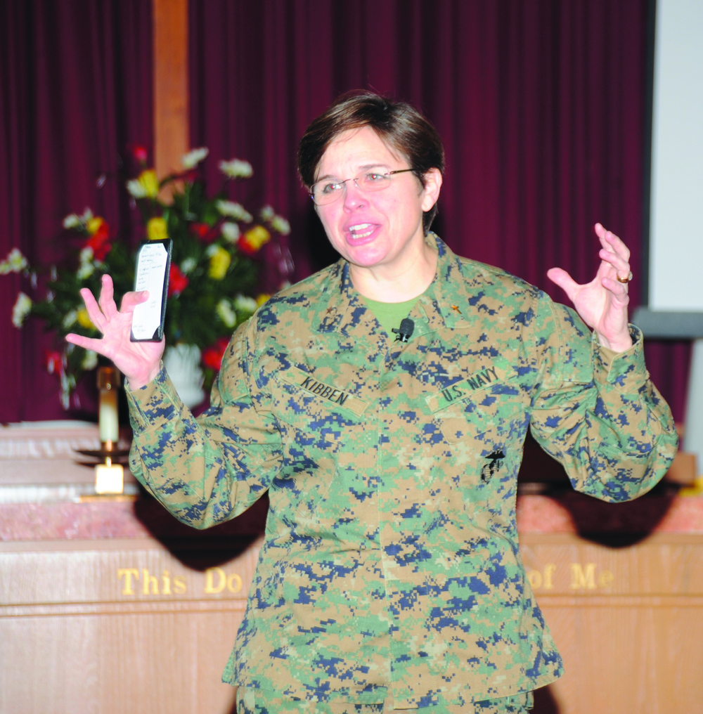Chaplain of Marine Corps encourages base community