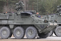 2nd Cavalry Regiment Stryker on display for Croatian delegation [Image 1 of 4]