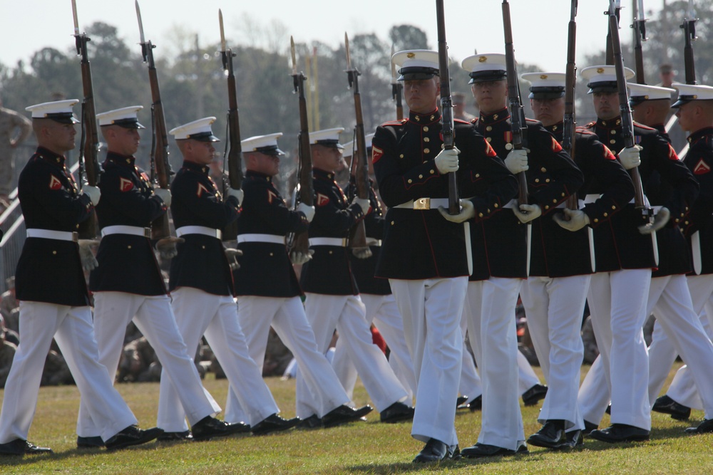 Camp Lejeune hosts Marine Corps Battle Color Detachment