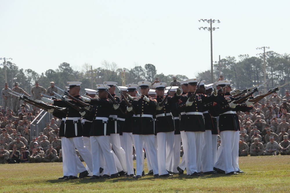 Camp Lejeune hosts Marine Corps Battle Color Detachment