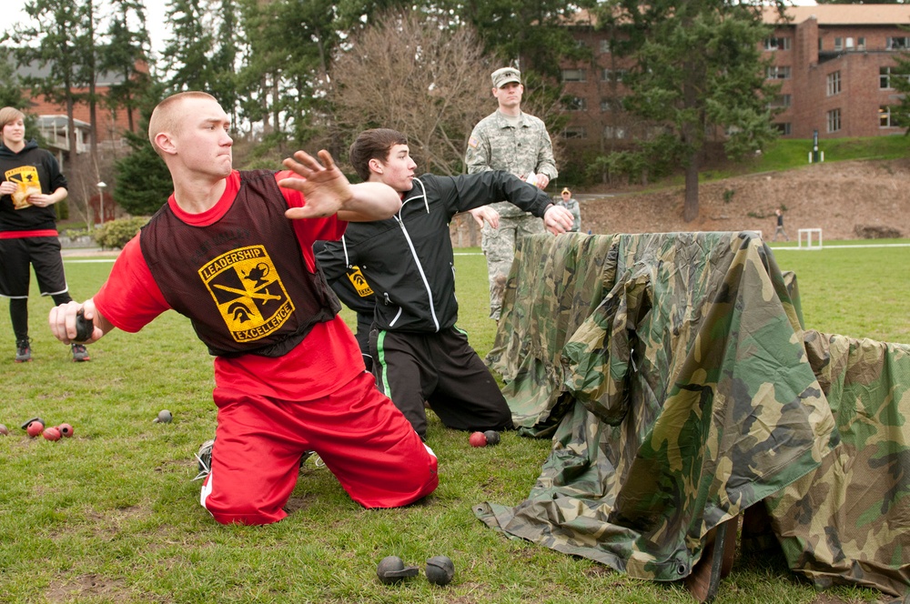 JROTC students exercise for excellence