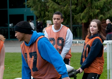JROTC students exercise for excellence