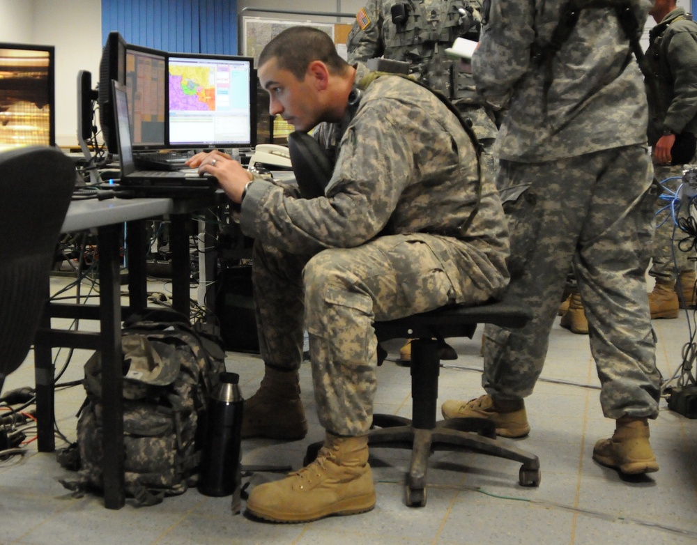 173rd Airborne Brigade Combat Team mission rehearsal exercise