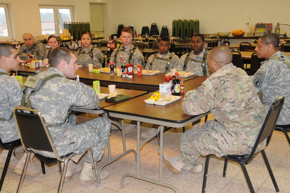 US Army Command Sgt. Maj. Thomas R. Capel visits The Joint Multinational Readiness Center