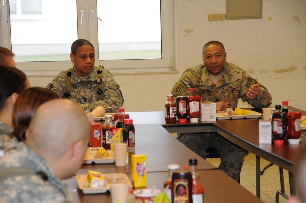 US Army Command Sgt. Maj. Thomas R. Capel visits The Joint Multinational Readiness Center